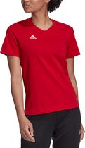 adidas - Entrada 22 Tee Women - Rood T-shirt-M