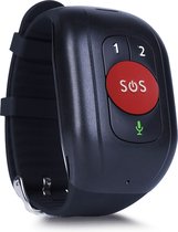MijnSOS - Alarm horloge 4G - Zwart/rood