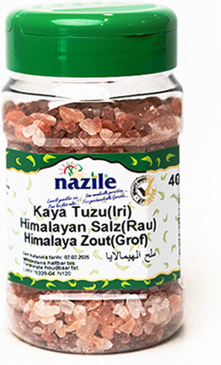 Goedkoopste Nazile Himalaya Zout (Grof) 2 x 400 Gram