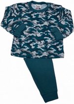 pyjama Camouflage jongens legergroen maat 98/104