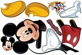 muurstickers Mickey Mouse vinyl 10 stuks