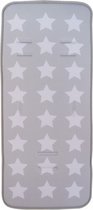 inlegkussen universeel ster 74 cm polyester grijs