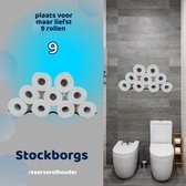 Stockborgs - reserverolhouder - toiletrolhouder - staal