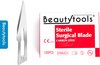 BeautyTools Pedicure Scalpelmesjes - Bistouri Mesjes Nr. 11 (100 Stuks) - Pedicure Mesjes voor Likdoorns en Eeltpitten - Steriel Verpakt (BP-0652)