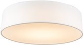 QAZQA drum led - Plafonnier - 1 lampe - Ø 400 mm - Blanc
