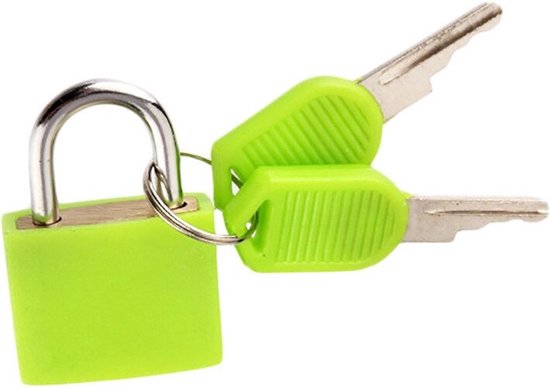 2 Stuks Mini Slotje – Groen