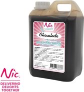 NIC Chocolade milkshake siroop - Fles 2 liter