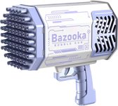 Bazooka bellenblaas pistool - Paars -  bubble gun Bellenblazer - Bellenblaasmachine voor kinderen - Led lichtjes - Incl. Batterijen