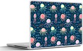 Laptop sticker - 12.3 inch - Design - Dieren - Kwallen - 30x22cm - Laptopstickers - Laptop skin - Cover