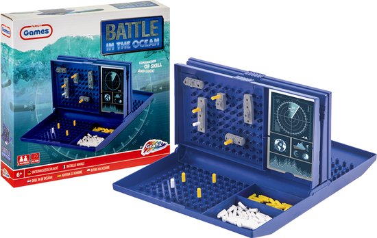 Boek: Grafix Battle In The Ocean Zeeslag spel - strategisch spel | denkspel | Klassiek bordspel voor kinderen en volwassenen, geschreven door Grafix