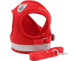 IGOODS - Kattenharnas - met Reflecterende Strip - Leash set