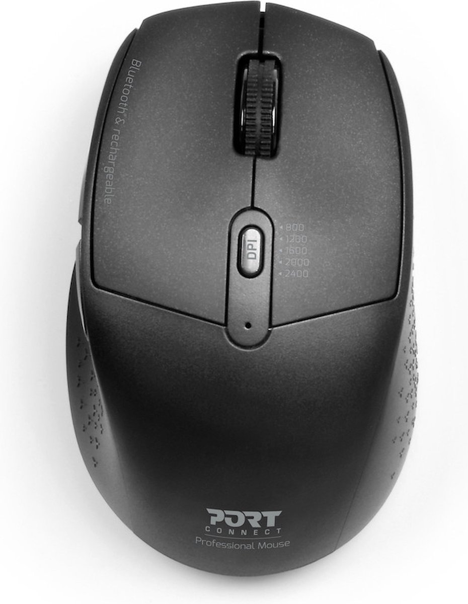 Port Designs Professional Zwart - Muis