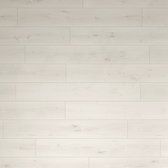 ARTENS - Sol stratifié - INTENSO EXTREM - NISBET - aspect bois - blanc - 129,1 cm x 19,3 cm x 12 mm - épaisseur 12 mm - 1,49 m²/6 planches