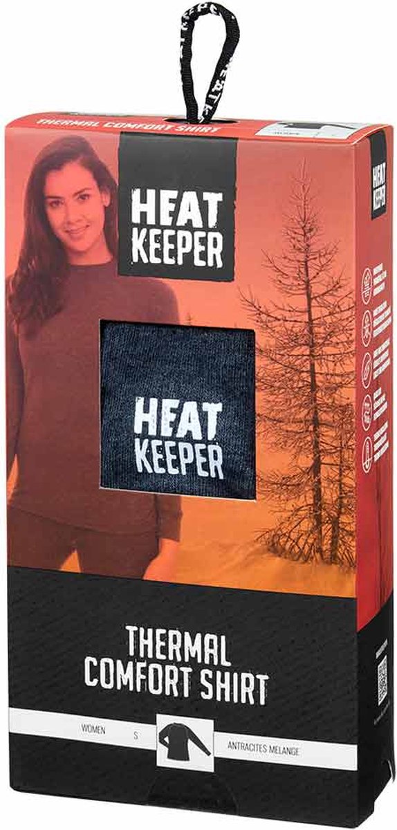 Heatkeeper Thermoset Ladies Comfort - Chemise Thermo + Legging Thermo - Anthracite  Melange