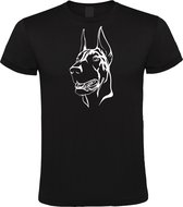 Klere-Zooi - Silhouette Dobermann - Heren T-Shirt - L