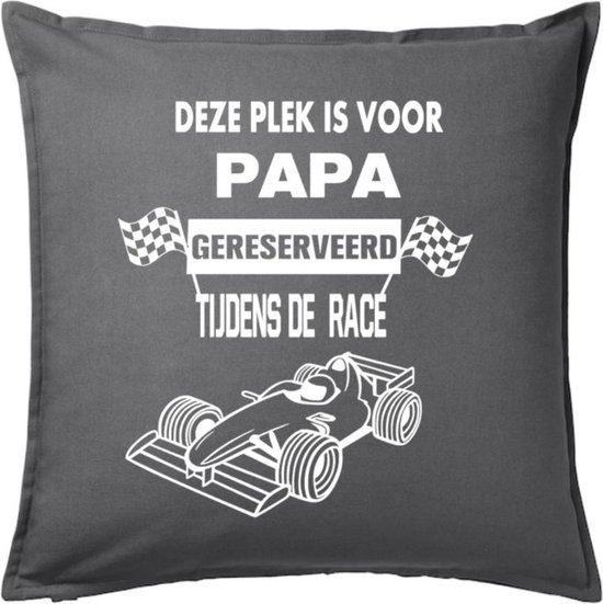 Bedrukte Kussen Formule 1 - Race - Papa - Verjaardag - geschenk  -Gepersonaliseerd Cadeau | bol.com