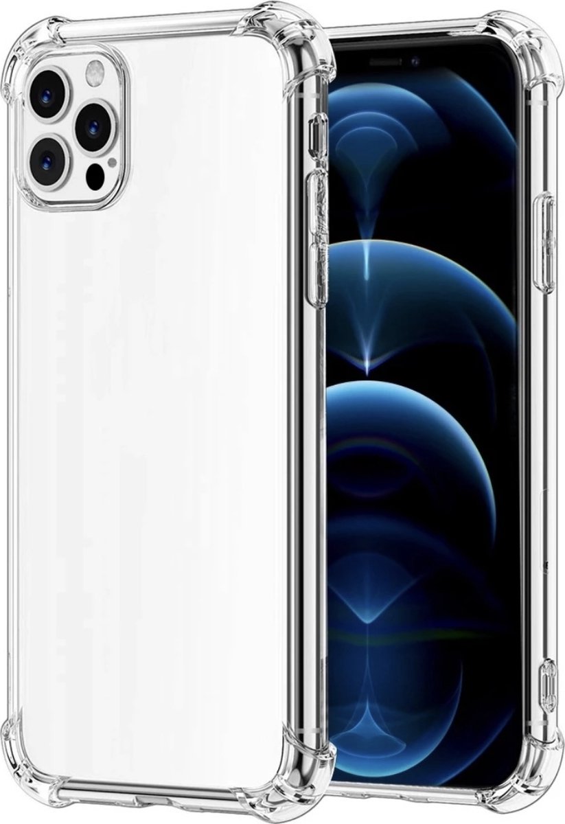 Shockproof valbescherming transparant iPhone 12-12Pro
