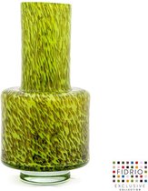 Design Vaas Nuovo - Fidrio FROGGY - glas, mondgeblazen bloemenvaas - hoogte 35 cm