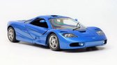 McLaren F-1 (Blauw) (23 cm) 1/18 Guiloy [Modelauto - Schaalmodel - Miniatuurauto - Model auto]