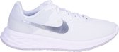 Nike Revolution 6 Next Nature Hardloopschoenen Sportschoenen - Vrouwen - wit - zilver