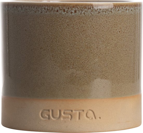 Gusta - Geurkaars - Kaneel - ø10x8,5cm - bruin