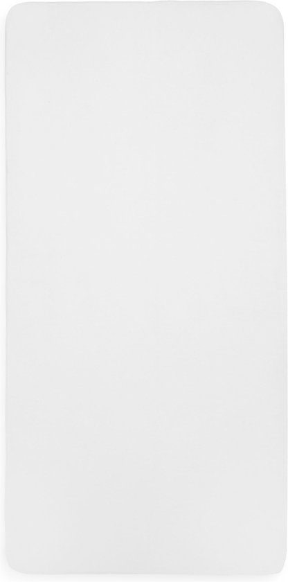 Jollein Hoeslaken Molton Ledikant 60x120cm - Wit