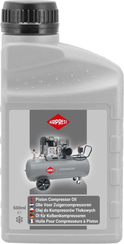 Airpress Olie voor zuigercompressoren - 0,5 Liter - Blauw - Hoogwaardige compressor  olie | bol.com