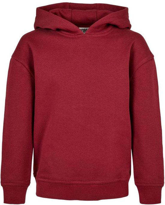 Urban Classics Oranic Kinder hoodie trui Kids 158 164 Bordeaux rood bol