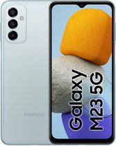 Samsung Galaxy M23 5G , 16,8 cm (6.6"), 1080 x 2408 pixels, 4 Go, 128 Go, 50 MP, Bleu clair