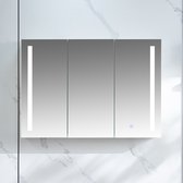 Spiegelkast Badkamer - Spiegelkast - Badkamermeubel - Spiegelkast Met Verlichting - 120 x 70 cm