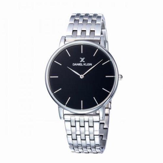 CURREN Heren Horloges Klassiek Zwart/Zilver Stalen Band