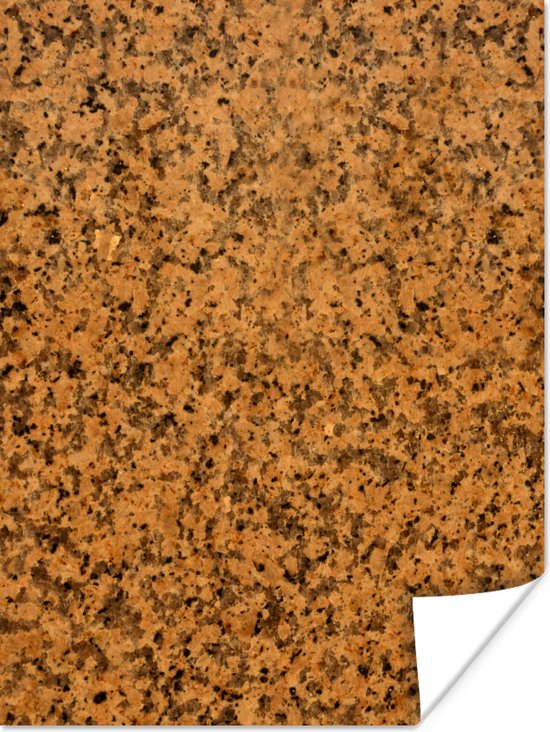 Affiche Oranje - Galets - Granit - 90x120 cm
