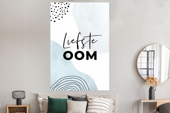 Affiche Proverbes - Citations - 'Cher oncle' - 120x180 cm XXL