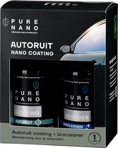 PURE NANO Autoruit Coating - 1 Jaar Bescherming - Veilig Zicht Tijdens het Rijden - 250 ml