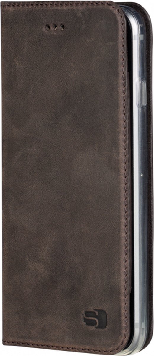 Senza Raw Leather Booklet Apple iPhone 7 Plus/8 Plus Walnut Brown