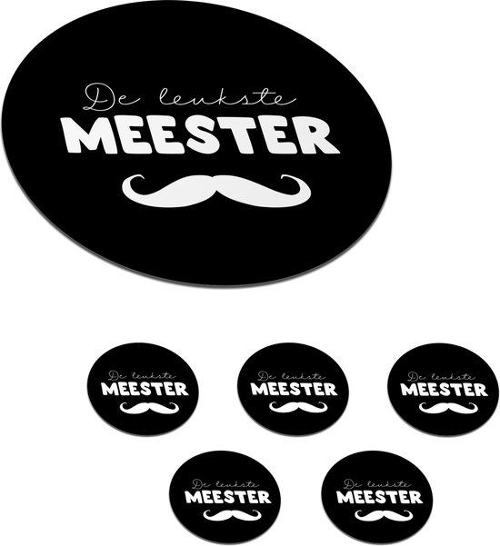 Sous Sous Verres Pour Verres Ronds Moustache Citation Remerciements Maitre Bol Com