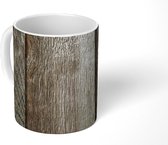 Mok - Koffiemok - Plank - Hout - Wand - Mokken - 350 ML - Beker - Koffiemokken - Theemok