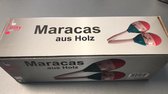 houten maracas set 9 op 25 cm
