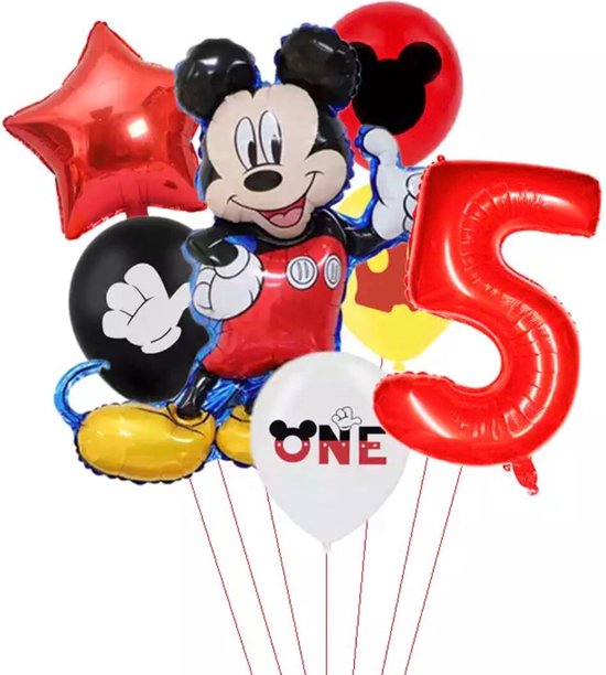 Ongeldig gesmolten Lee Disney Mikey Folie Ballonnen Set Mickey Mouse Ballon 7 stuks  Verjaardagsfeestje... | bol.com
