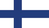 Senvi Printwear - Flag Finland - Grote Finland vlag - Gemaakt Van 100% Polyester - UV & Weerbestendig - Met Versterkte Mastrand - Messing Ogen - 90x150 CM - Fair Working Conditions