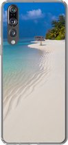 Geschikt voor Huawei P20 Pro hoesje - Zee - Strand - Zomer - Siliconen Telefoonhoesje
