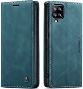 Samsung Galaxy A42 5G - CaseMe hoesje met pasjeshouder - Bookcase - BLAUW