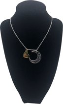 I love you to the moon and back Mom ketting, chain, necklace, Moeder, Mama, Liefde, Moederdag, Ik hou van je