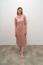 Vamp! Nachthemd voor dames Micromodal & Katoen Salmon 16018/154 6XL