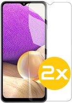 Screenprotector Samsung Galaxy A32 5G | Glasplaat | Tempered Glass | Bescherming Voor Samsung Galaxy A32 5G - 2 Stuks