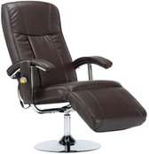 Luxiqo® Massage Stoel - Massagestoel Verstelbaar - Ergonomische Massagestoel - 10 Massagepunten - Bruin