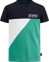 WE Fashion Jongens T-shirt met colourblock