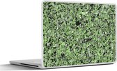 Sticker pour ordinateur portable - 17,3 pouces - Galets - Vert - Imprimé granit - 40x30cm - Autocollants pour ordinateur portable - Skin pour ordinateur portable - Housse