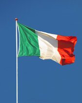 Italiaanse Vlag - Italië Vlag - 90x150cm - Italy Flag - Originele Kleuren - Sterke Kwaliteit Incl Bevestigingsringen - Hoogmoed Vlaggen