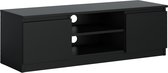 Pro-meubels - Tv-meubel - Salvador - Zwart mat - 120cm - Tv kast